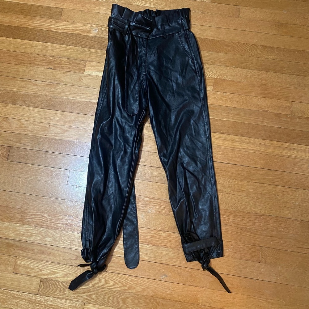 signature 8 leather pants